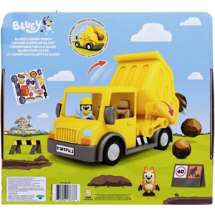Camión volquete - BLUEY - Bluey y Bingo - Figuras incluidas - Accesorios personalizables 5 Camión volquete - BLUEY - Bluey y Bingo - Figuras incluidas - Accesorios personalizables 5