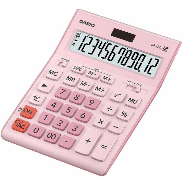 Calculadora Casio GR-12C-PK-W-EP Resina