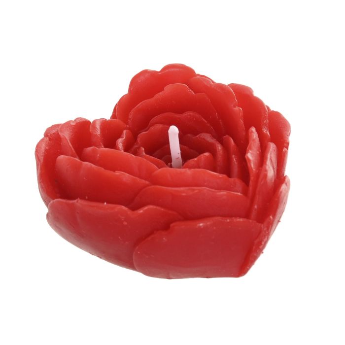 DKD Home Decor Vela Rojo 6 x 3 x 6 cm (12 Unidades)
