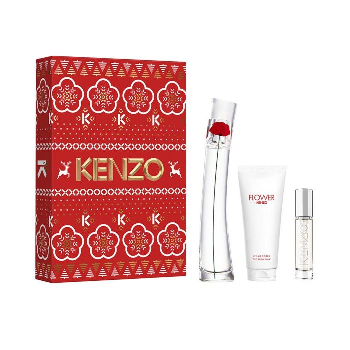 Kenzo Flower By Kenzo Estuche Eau de Parfum 50ml + Vaporizador 10ml + Leche Corporal 75ml