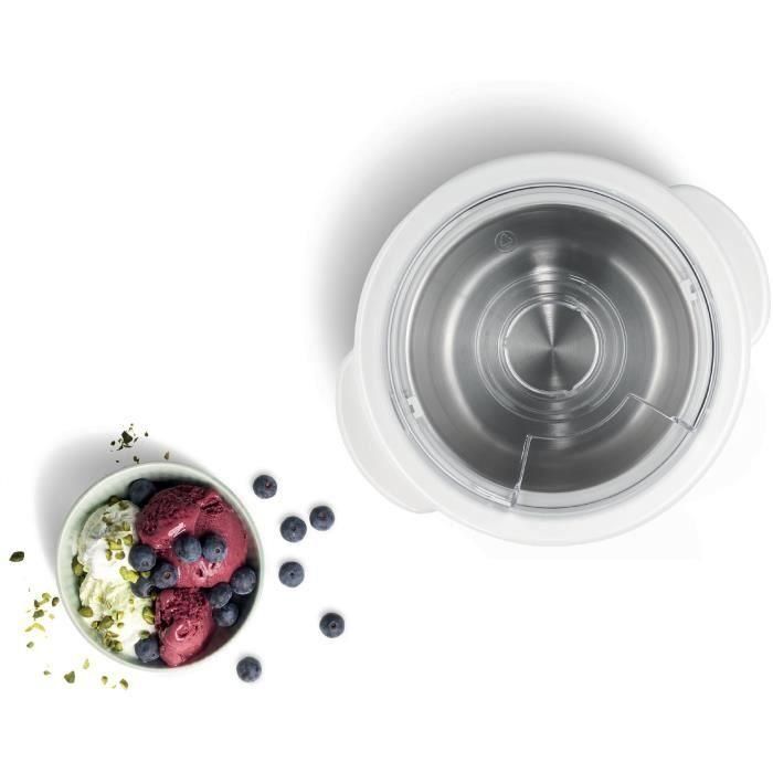 Bosch MUZ5EB2 Accesorio para Máquina de Helados, Robot de Cocina MUM5, Frigorífico Doble Pared, Capacidad 550g 1
