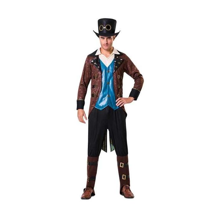 My Other Me Disfraz Steampunk Boy Adulto Talla M-L, 100% Poliéster, Multicolor My Other Me Disfraz Steampunk Boy Adulto Talla M-L, 100% Poliéster, Multicolor