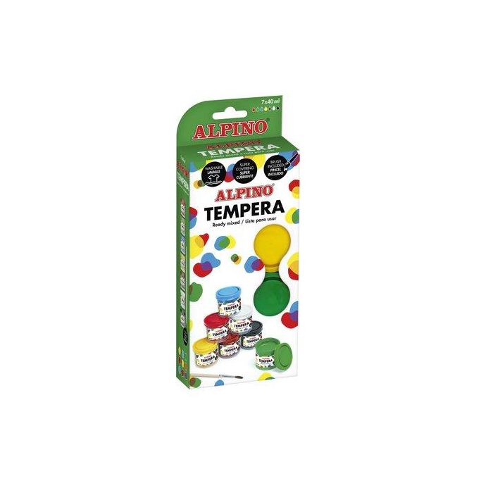 Tempera Alpino 40 Ml (Bote) Estuche De 7