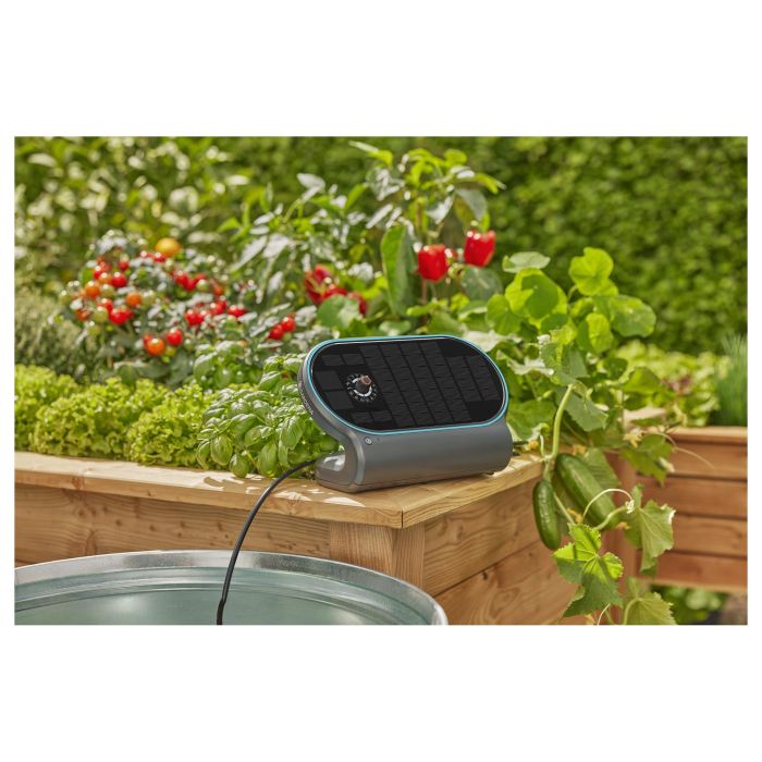 Gardena 13330-20 AquaBloom L Set Sistema de Riego Solar por Goteo con Manguera de 20m