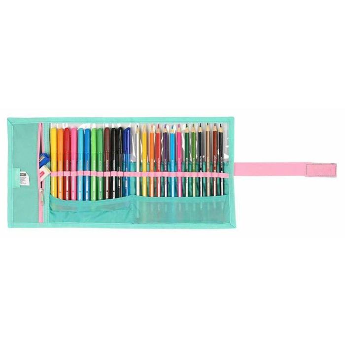 Plumier enrollable 27 pcs. vmb "mint paradise" 7x20x7 2 Plumier enrollable 27 pcs. vmb "mint paradise" 7x20x7 2