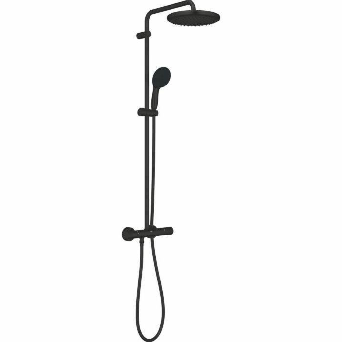 Grohe 266772431 Columna de ducha con mezclador termostático Vitalio Start System 250 Ahorro de agua Negro mate