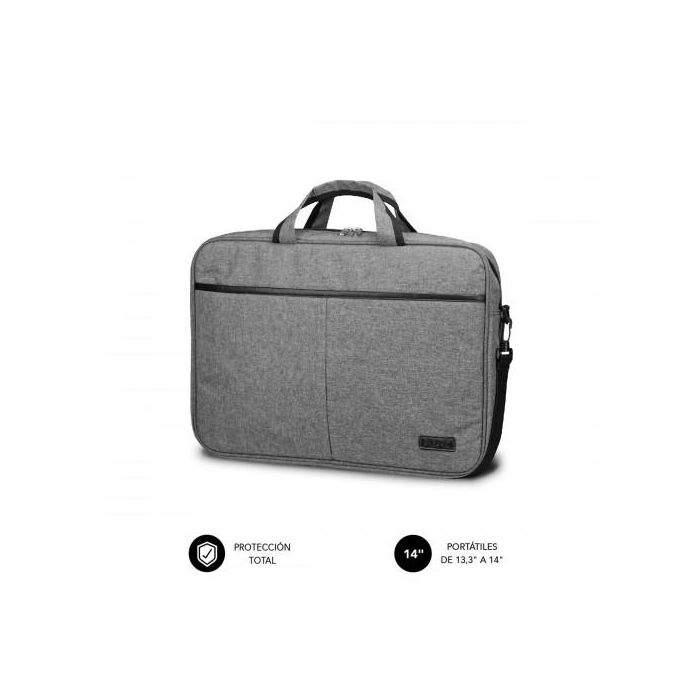 Subblim Maletín Elite Laptop Bag para Portátiles hasta 14" SUB-LB-3ELB001, Poliéster Oxford, Cinta para Trolley, Gris Subblim Maletín Elite Laptop Bag para Portátiles hasta 14" SUB-LB-3ELB001, Poliéster Oxford, Cinta para Trolley, Gris