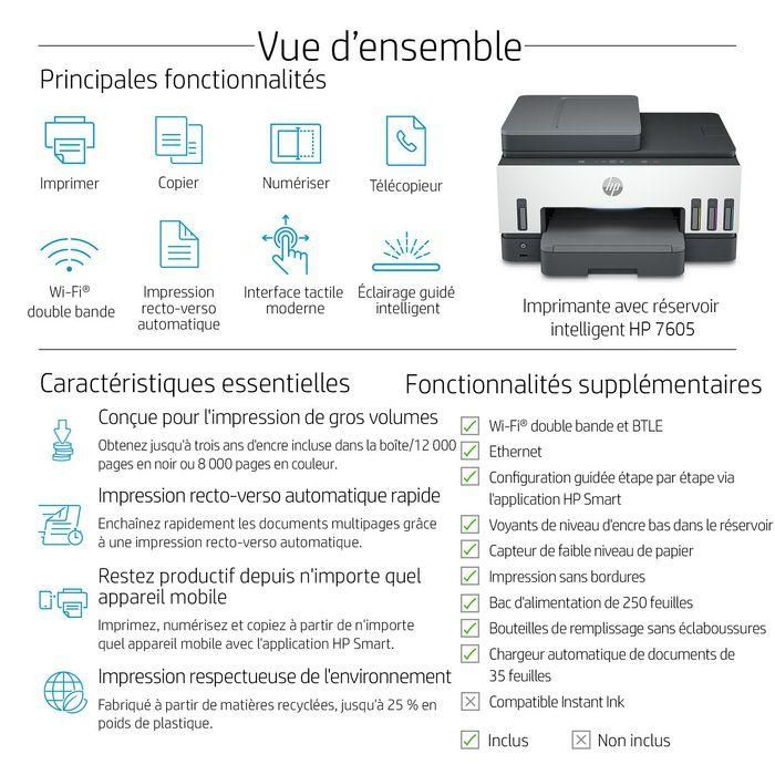 HP multifuncion inkjet Smart Tank 7605 7 HP multifuncion inkjet Smart Tank 7605 7