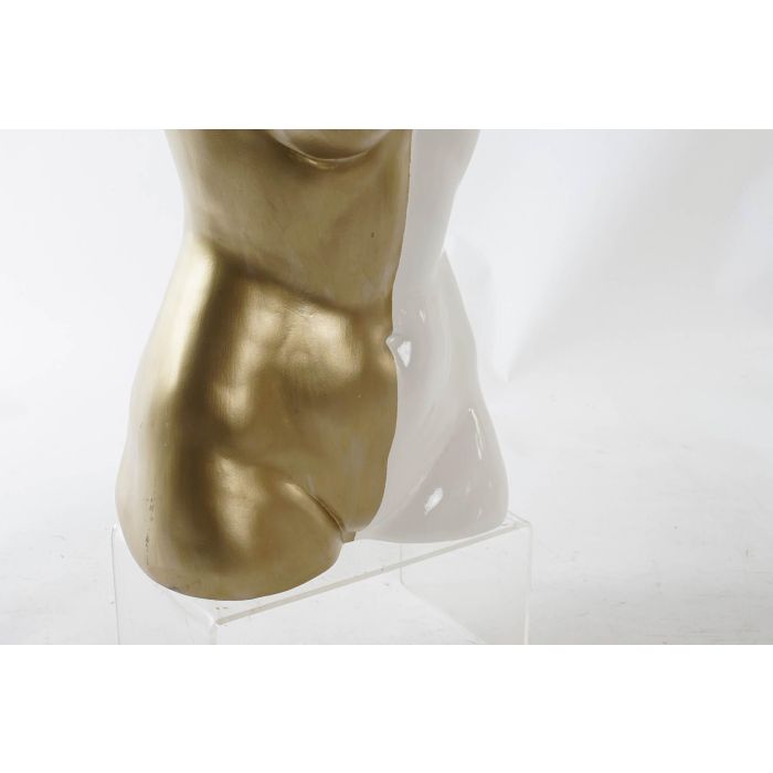 DKD Home Decor Figura Decorativa Busto Clásico Moderno de Resina Dorado y Blanco 19 x 50 x 32 cm 2 DKD Home Decor Figura Decorativa Busto Clásico Moderno de Resina Dorado y Blanco 19 x 50 x 32 cm 2