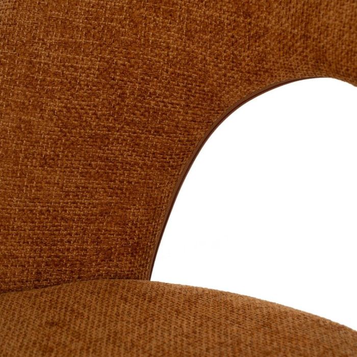 Silla Marrón Tejido-Metal Contract 49 X 60 X 81 cm