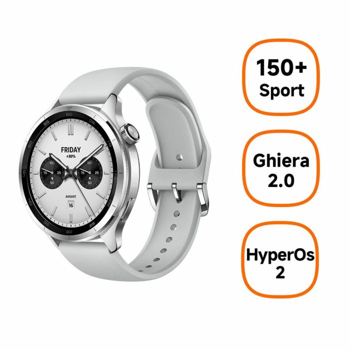 Smartwatch Xiaomi BHR9197GL Plateado 1,43" 18 Smartwatch Xiaomi BHR9197GL Plateado 1,43" 18
