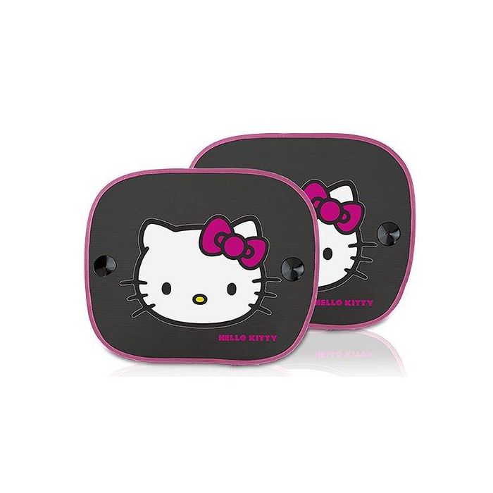 Hello Kitty Cs10 KIT3014 Cortinillas Universales Coche Juego 2 Unidades 38x44 cm Protección Solar Rayos UV Calor 4