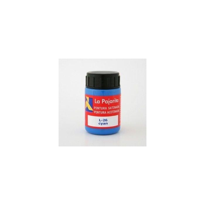 La Pajarita Témpera Escolar Bote De 35 mL Satinada Azul Cyan L-26 La Pajarita Témpera Escolar Bote De 35 mL Satinada Azul Cyan L-26