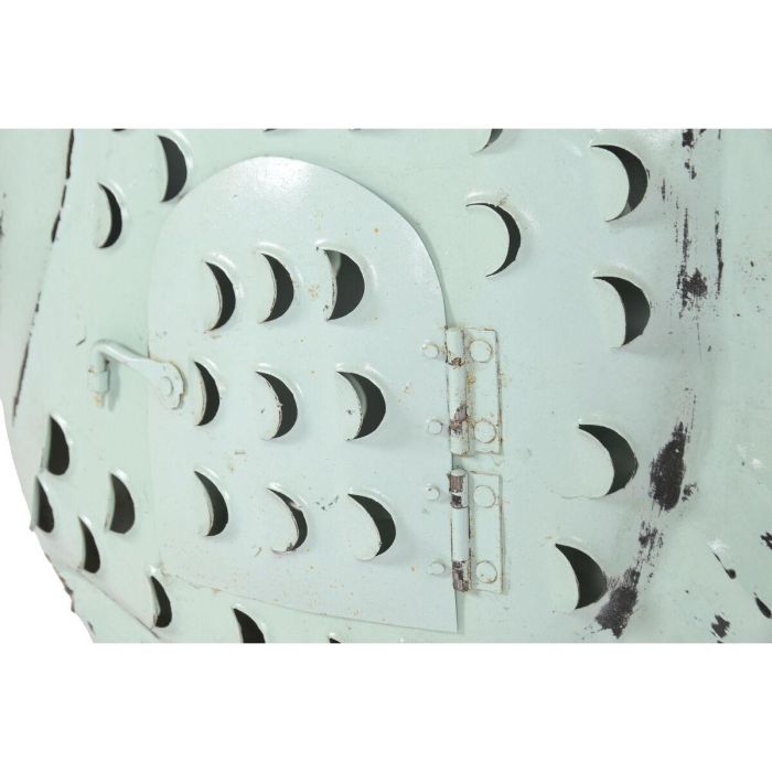 DKD Home Decor Metal fishes 2c24 Pez Portavela Decorativo Azul Celeste Metal 63 x 46 x 9 cm 1