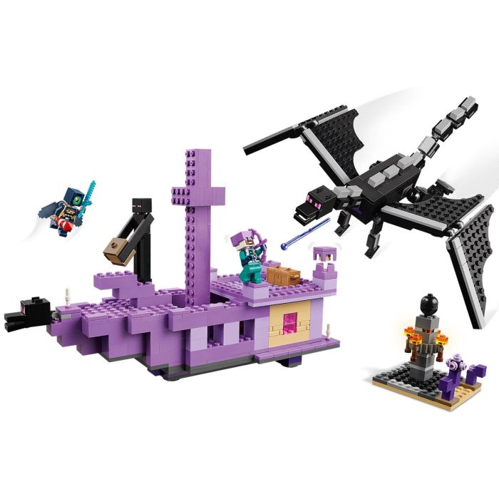 Dragón Ender Y Barco Del End Minecraft 21264 Lego 2