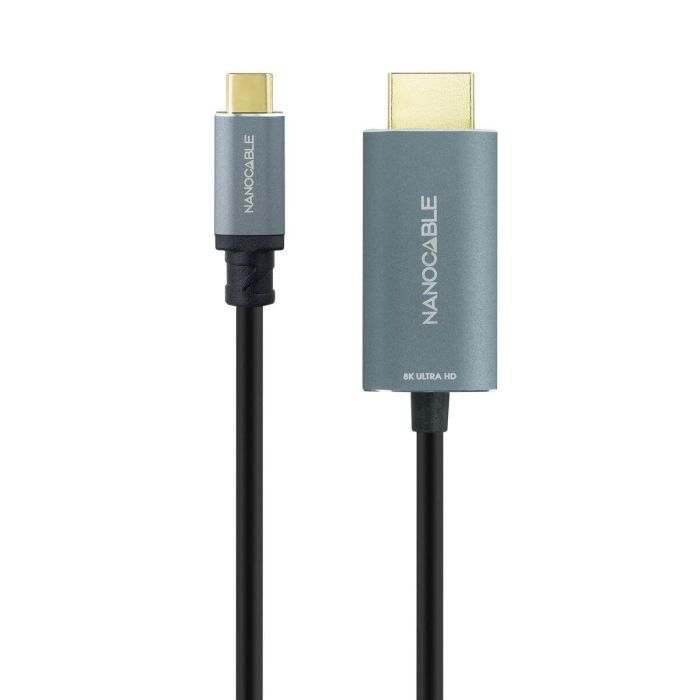Cable USB-C a HDMI NANOCABLE 10.15.5162 1,8 m Negro 8K Ultra HD 2
