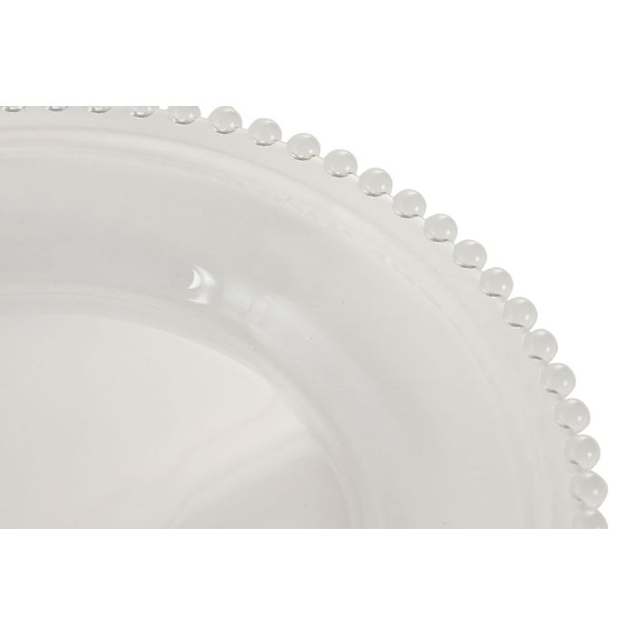 Plato Basicos DKD Home Decor Transparente 27 x 2.6 x 27 cm 2 Plato Basicos DKD Home Decor Transparente 27 x 2.6 x 27 cm 2