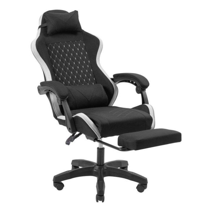 Mars Gaming Silla Gaming Ergonómica MGC-X, Racing, Negra y Blanca, Reclinable 135°, Reposabrazos Ajustables, Reposapiés Extensible, Soporte Lumbar y Cervical Mars Gaming Silla Gaming Ergonómica MGC-X, Racing, Negra y Blanca, Reclinable 135°, Reposabrazos Ajustables, Reposapiés Extensible, Soporte Lumbar y Cervical