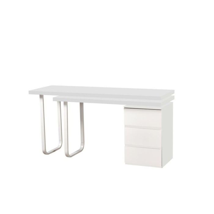 Escritorio DKD Home Decor 150 x 120 x 75 cm Natural Metal Blanco Madera MDF 2 Escritorio DKD Home Decor 150 x 120 x 75 cm Natural Metal Blanco Madera MDF 2