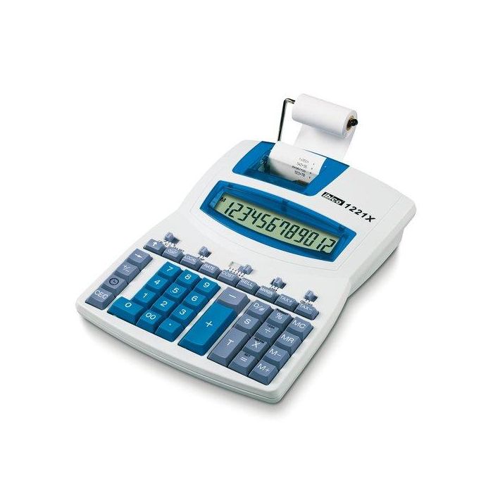 Calculadora Impresora Ibico 12 Digitos 1221X