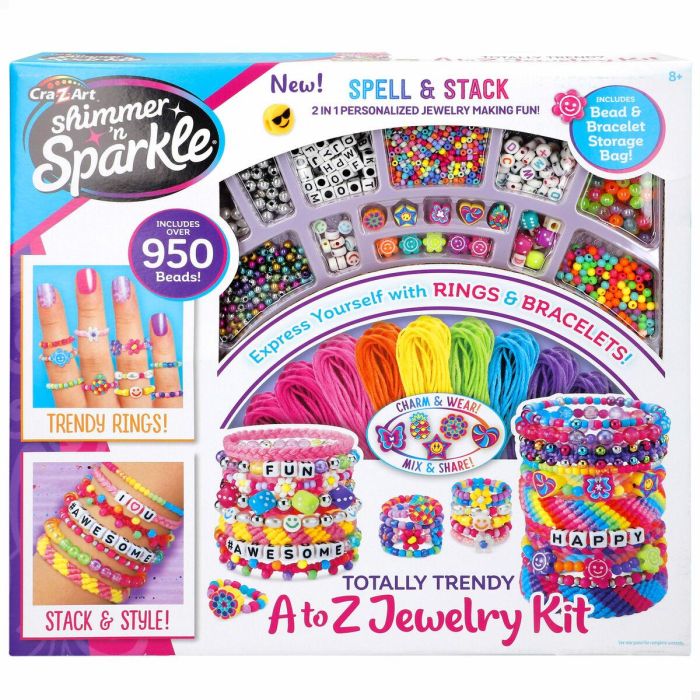 Kit de Joyería Cra-Z-Art 0,1 x 0,1 x 0,1 cm (4 Unidades) 6 Kit de Joyería Cra-Z-Art 0,1 x 0,1 x 0,1 cm (4 Unidades) 6
