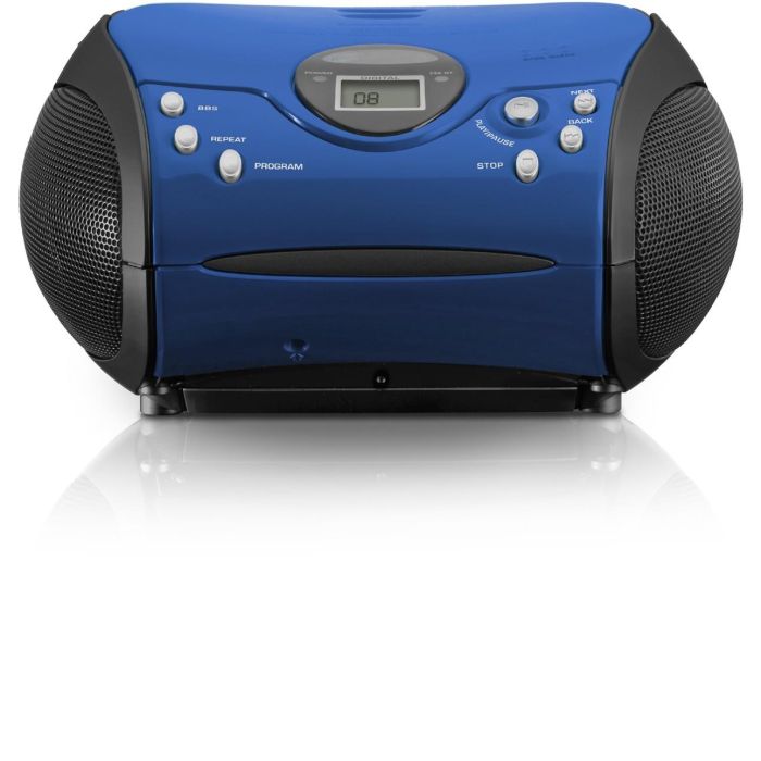Lenco SCD-24 Radio CD Portátil Azul y Negro 1 Lenco SCD-24 Radio CD Portátil Azul y Negro 1