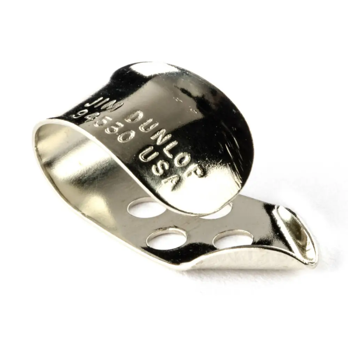 Dunlop Púas Pulgar Zurdos Nickel Silver Mini .025" (0.63 Mm) Caja De 50 Ud. 1 Dunlop Púas Pulgar Zurdos Nickel Silver Mini .025" (0.63 Mm) Caja De 50 Ud. 1