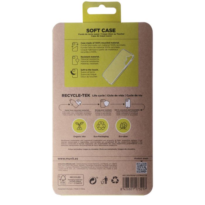 Muvit Funda Recycletek para Samsung Galaxy A35 5G Protección Movil 1