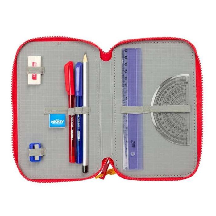 Plumier Triple Mickey Mouse Clubhouse Good day Azul 12,5 x 19,5 x 5,5 cm 37 Piezas 2 Plumier Triple Mickey Mouse Clubhouse Good day Azul 12,5 x 19,5 x 5,5 cm 37 Piezas 2