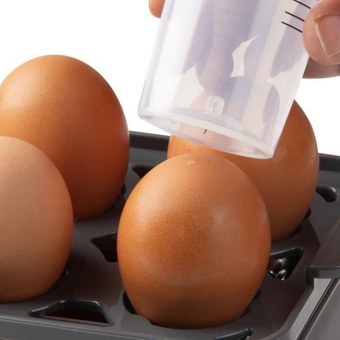 Cocedor de huevos - DOMO - DO9283EK - 400 W - 6 huevos - Gris 4