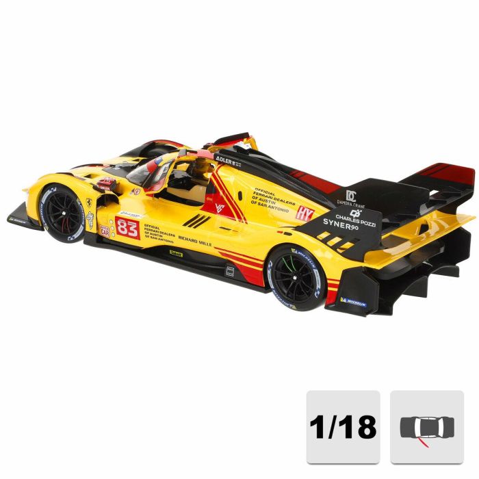 Coche Ferrari 28 x 7 x 12 cm (4 Unidades) 5