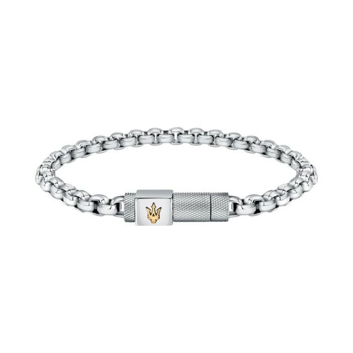 Pulsera Hombre Maserati JM223ATK25 Plata Plateado Pulsera Hombre Maserati JM223ATK25 Plata Plateado