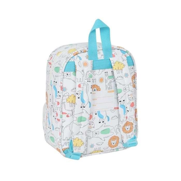 Mochila Escolar Safta Zoo Beige 22 x 27 x 10 cm 1 Mochila Escolar Safta Zoo Beige 22 x 27 x 10 cm 1