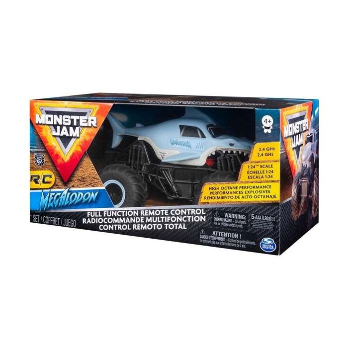 Coche radio control monster jam megalodon escala 1:24. 14,3x28,57x14,94cm 6 Coche radio control monster jam megalodon escala 1:24. 14,3x28,57x14,94cm 6