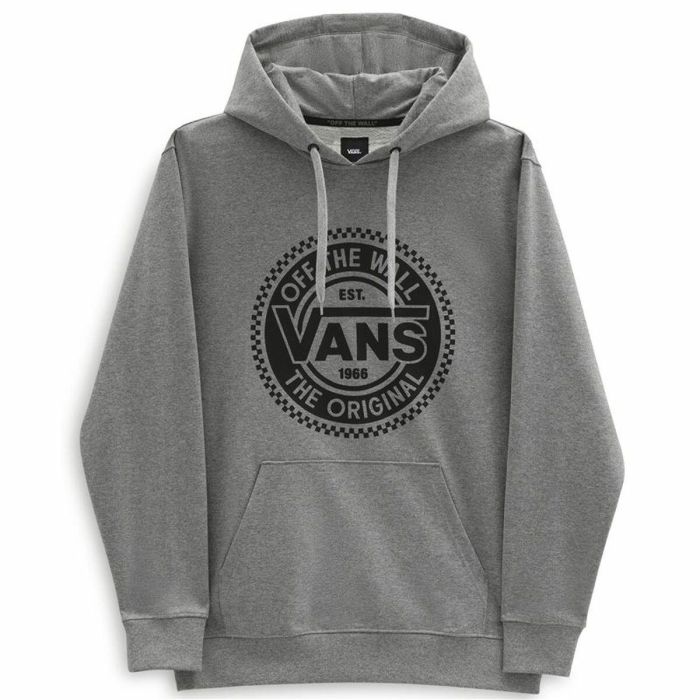 Sudadera con Capucha Hombre Vans Big Chest Lock Up Gris claro