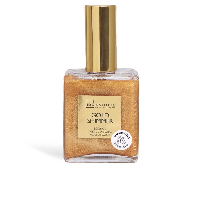 Idc Institute GOLD SHIMMER Aceite Corporal Luminoso con Brillo Dorado 45 ml