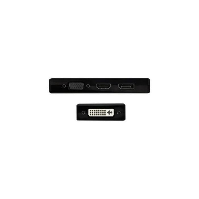 AISENS - CONVERSOR USB-C A DP/DVI/HDMI/VGA, USB-C/M-DP/H-DVI/H-HDMI/H-VGA/H, NEGRO, 15CM 2 AISENS - CONVERSOR USB-C A DP/DVI/HDMI/VGA, USB-C/M-DP/H-DVI/H-HDMI/H-VGA/H, NEGRO, 15CM 2
