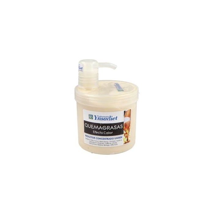 YNSADIET Gel Quemagrasas Efecto Calor 500ml con Centella Asiática y Fucus para Reducir Grasa y Mejorar la Circulación