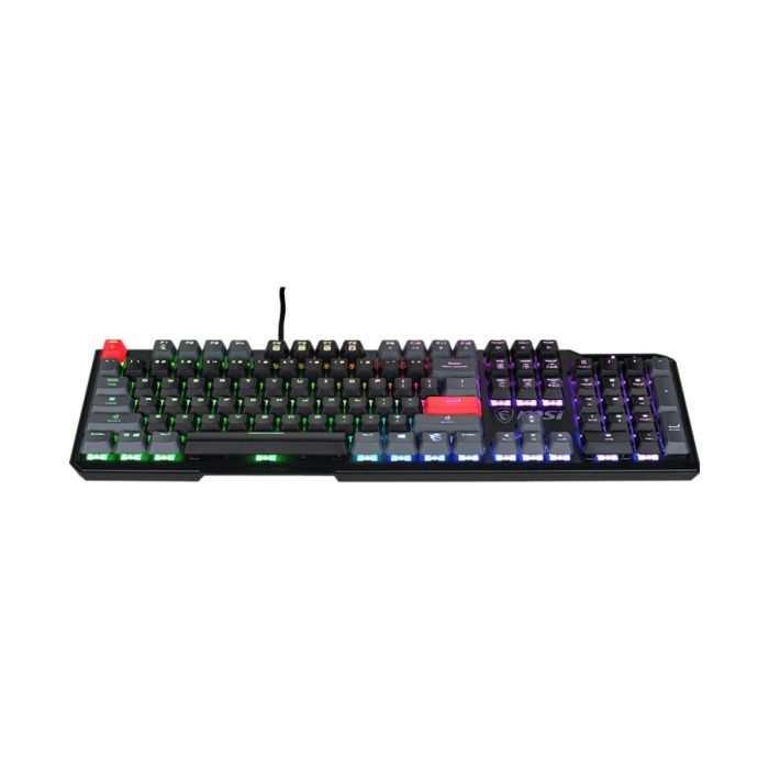 Teclado MSI VIGOR GK41 DUSK LR US Negro Multicolor QWERTY 4 Teclado MSI VIGOR GK41 DUSK LR US Negro Multicolor QWERTY 4