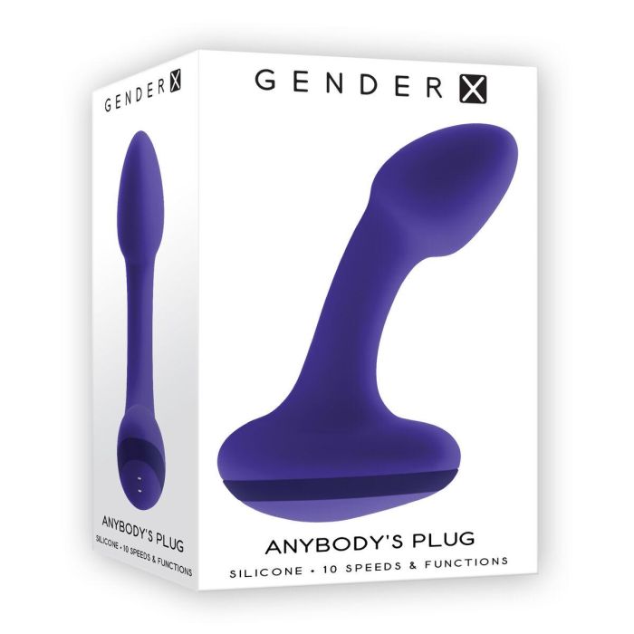 Plug Anal Gender X ANYBODY'S Morado (8,9 cm) 1