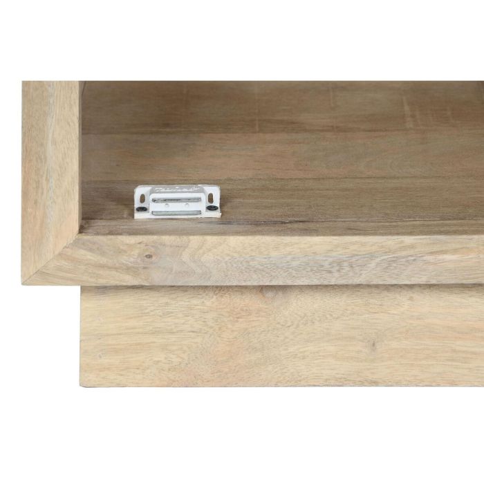 Mesita de Noche Home ESPRIT Natural Cristal Madera de mango 45 x 35 x 57 cm 4 Mesita de Noche Home ESPRIT Natural Cristal Madera de mango 45 x 35 x 57 cm 4