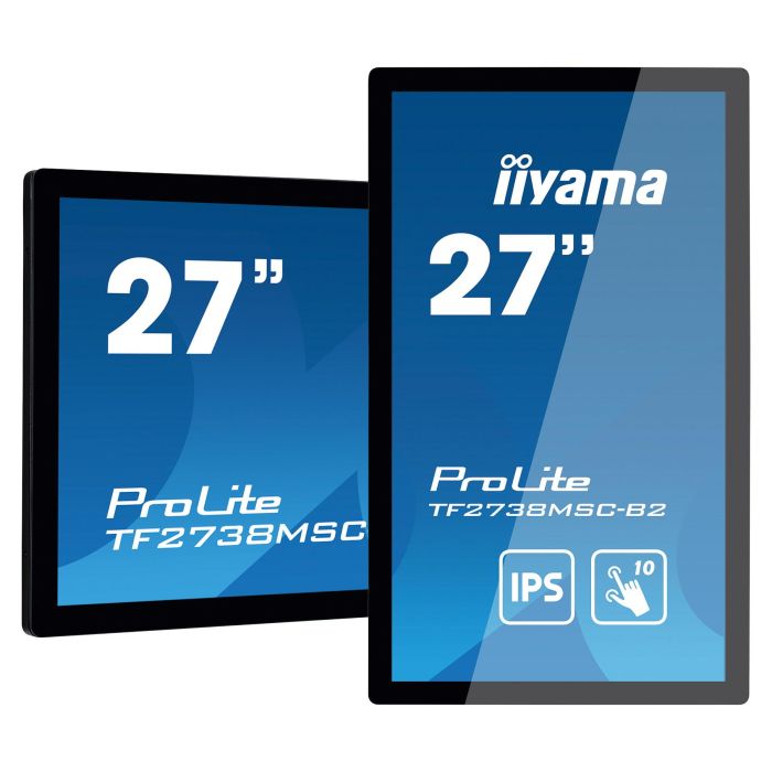 iiyama TF2738MSC-B2 Monitor Táctil de 27 Pulgadas Full HD LED IPS con HDMI, DVI y DisplayPort 4