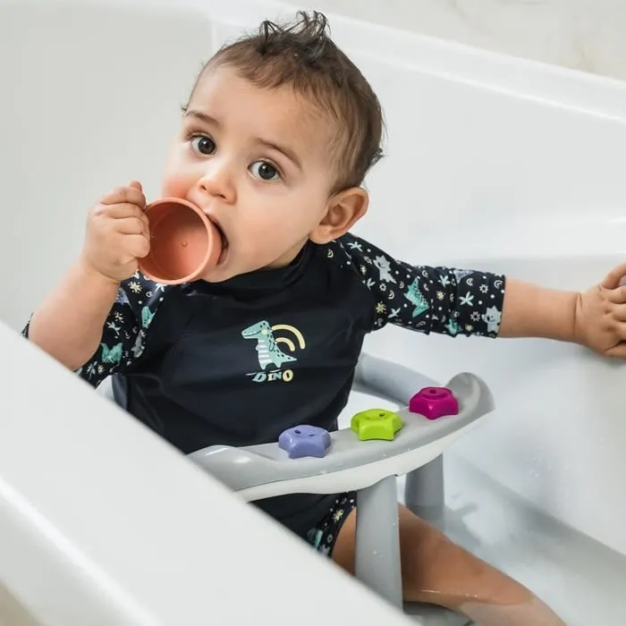Thermobaby Juguetes de Baño Apilables Coloridos para Bebés a Partir de 10 Meses, Estimulan Creatividad y Aprendizaje 3