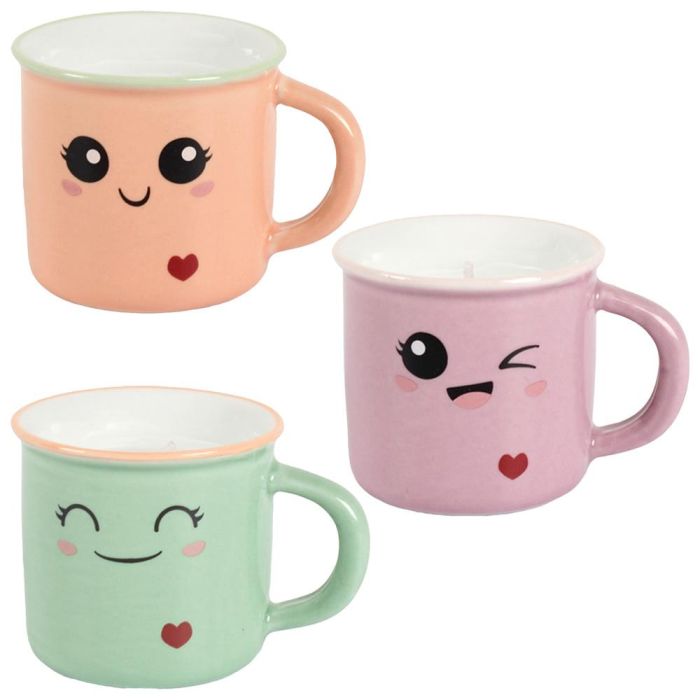 Vela Perfumada Taza Kawaii The Concept Factory 2 Vela Perfumada Taza Kawaii The Concept Factory 2