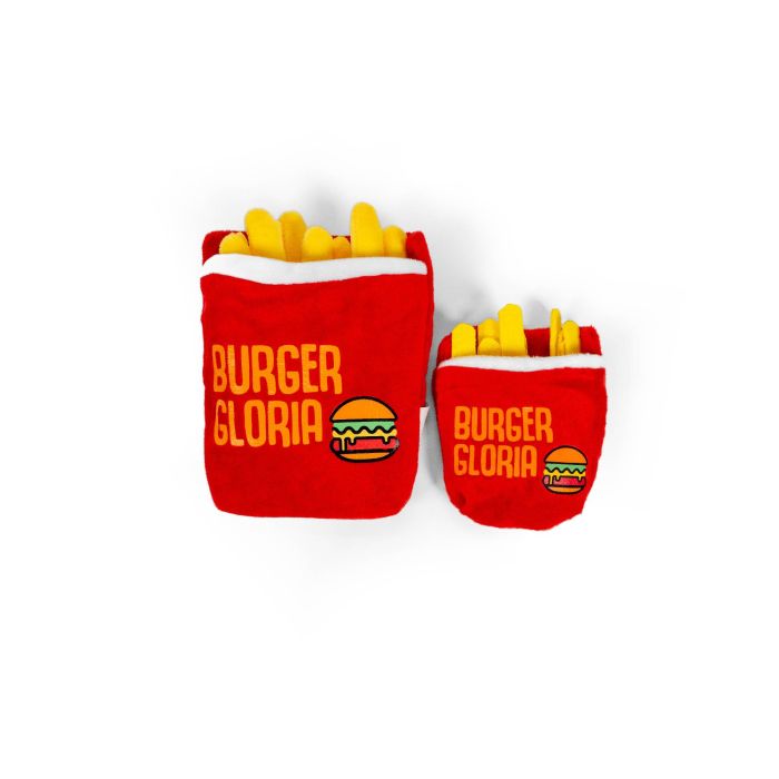 Gloria Gloriafries Dognut Frosty Peluche Mini para Perros, Patatas Fritas Rojo, con Squeaker, ideal Razas Pequeñas 2 Gloria Gloriafries Dognut Frosty Peluche Mini para Perros, Patatas Fritas Rojo, con Squeaker, ideal Razas Pequeñas 2