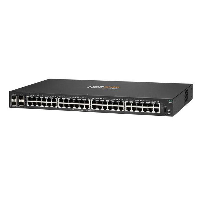 Hewlett Packard Enterprise Aruba Networking CX 6000 48G 4SFP Switch, Gigabit Ethernet para redes empresariales 1