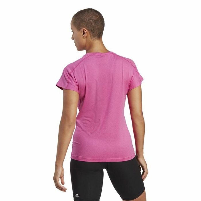 Camiseta de Manga Corta Mujer Adidas Essentials Rosa Lila XS 4