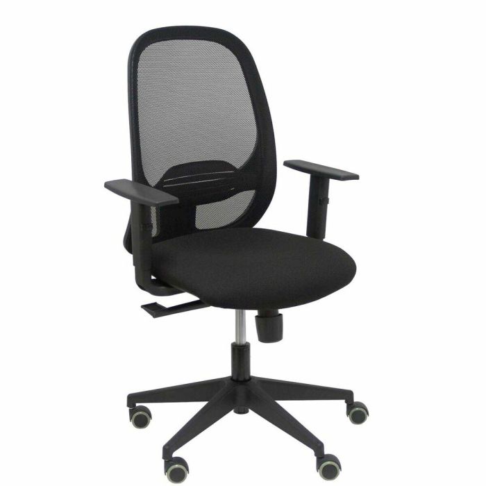 Silla de Oficina P&C 0B10CRP Con reposabrazos Negro