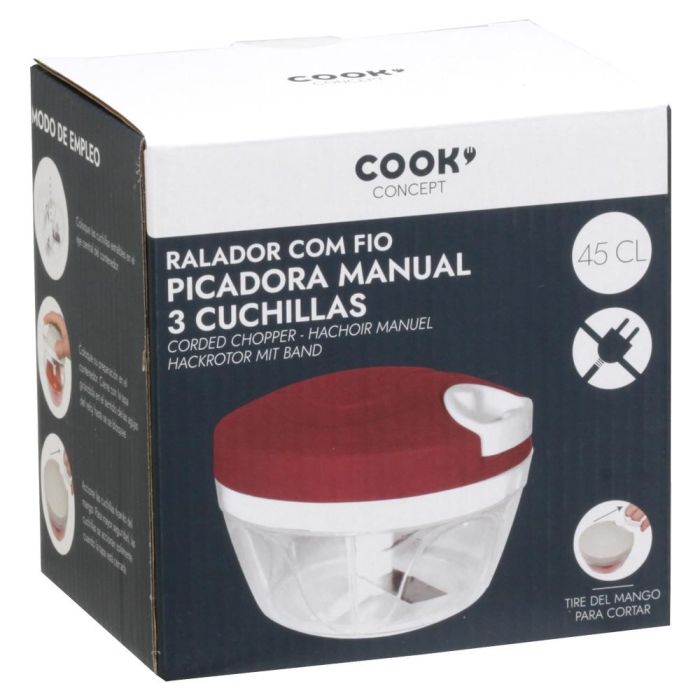 Picadora Manual 3 Cuchillas Cook Concept 1