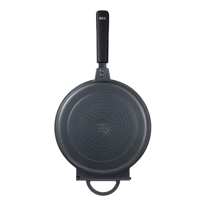 San Ignacio Sartén doble de aluminio forjado para inducción Ø26 cm, negro + marmolado 3 San Ignacio Sartén doble de aluminio forjado para inducción Ø26 cm, negro + marmolado 3